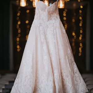 Lace and beaded Allure ball gown. No alterations.